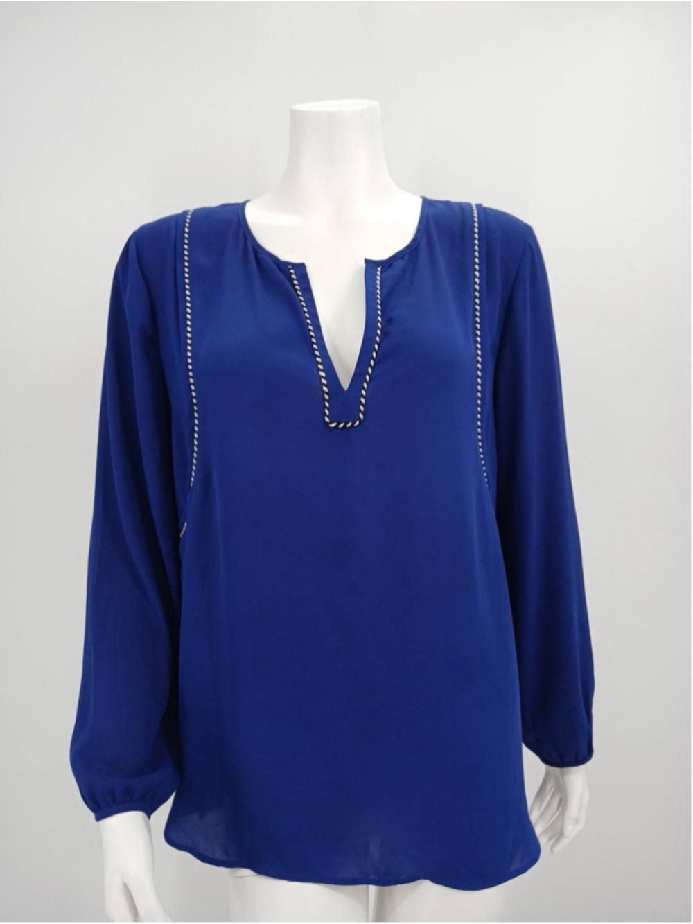 J.Crew Womens Royal Blue Blouse Size 10